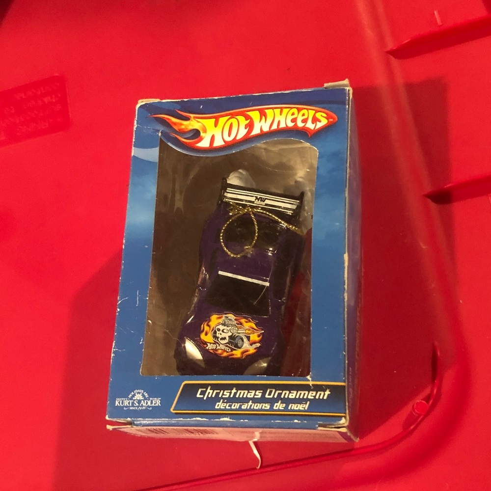 Purple Car Christmas Ornament -